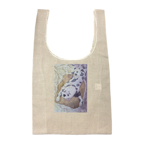 だるぅめしあん コットンリネンマルシェバッグ