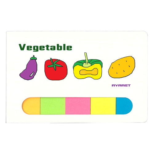 お野菜付箋 ポケット付箋セット(S)