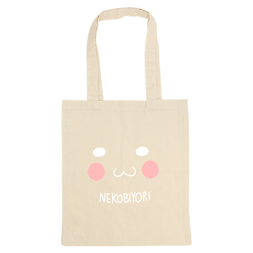 NEKOBIYORI 厚手コットンバッグ（M)