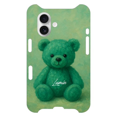 【数量限定】Lumin - Green Teddy Bear iPhone16