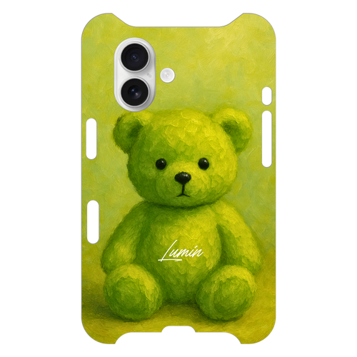 【数量限定】Lumin - Yellow green Teddy Bear iPhone16