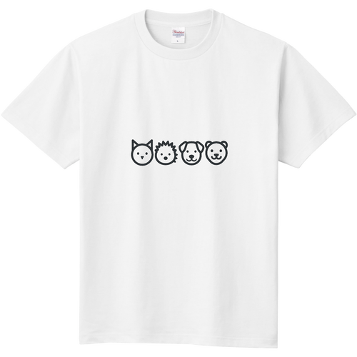 かわいい動物たち 02 定番Ｔシャツ