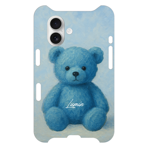 【数量限定】Lumin - Light Blue Teddy Bear iPhone16