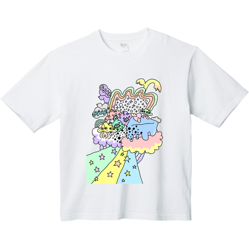 オリジナルイラストグッズ ヘビーウェイト ビッグシルエットTシャツ