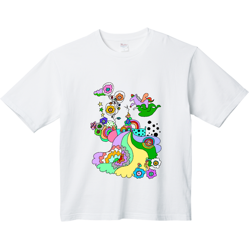 オリジナルイラストグッズ ヘビーウェイト ビッグシルエットTシャツ