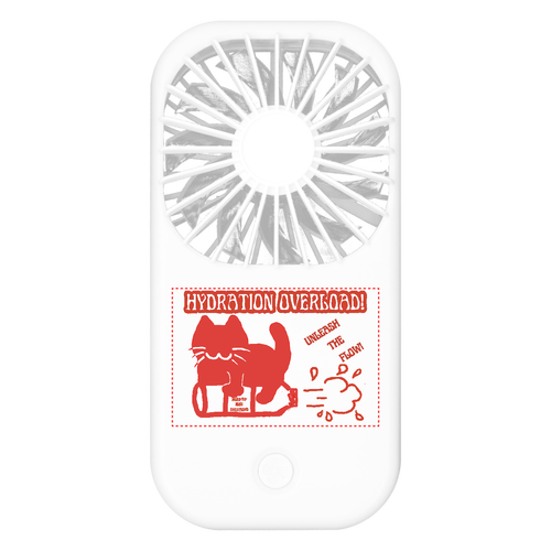 水分補給25Ｂ:ねこのひげあつめ。  ポータブルスタンドファン