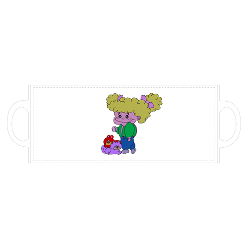 オリジナルイラストグッズ 全面印刷マグカップ