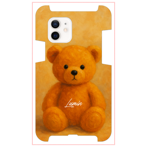 【数量限定】Lumin - Orange Teddy Bear iPhone12 / 12 Pro