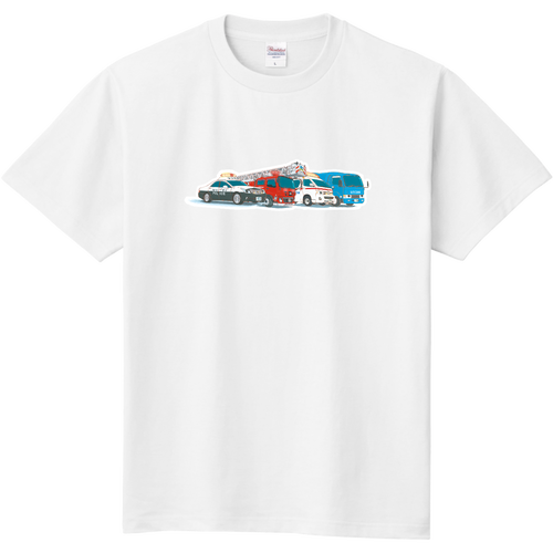 のりものシリーズE-1※キッズ キッズＴシャツ