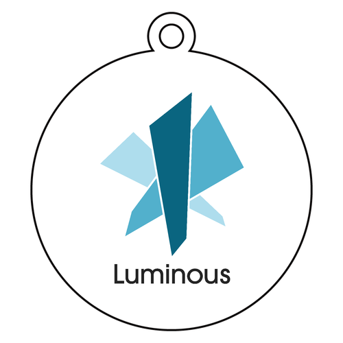 【Luminous】キーホルダー アクリルキーホルダー　丸型 (6cm)