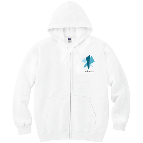 【Luminous】パーカー 軽量ジップアップパーカー