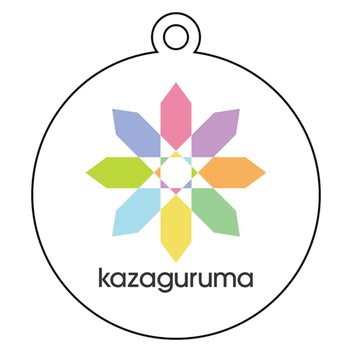 【kazaguruma】キーホルダー アクリルキーホルダー　丸型 (6cm)