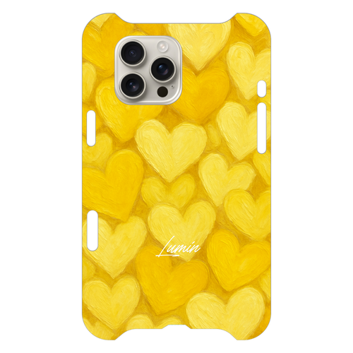 【数量限定】Lumin - Yellow Heart iPhone16 Pro Max