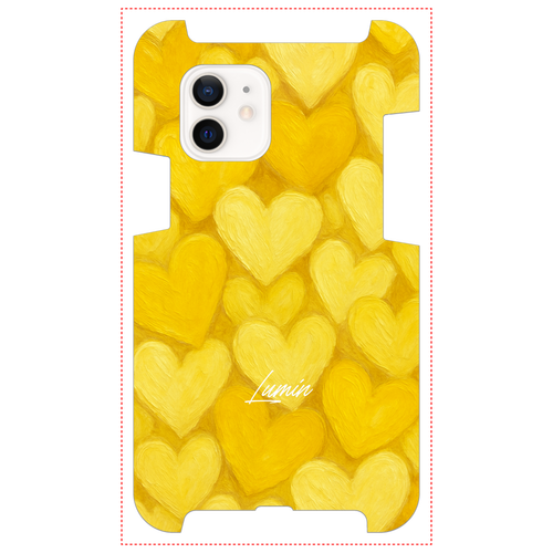 【数量限定】Lumin - Yellow Heart iPhone12 / 12 Pro