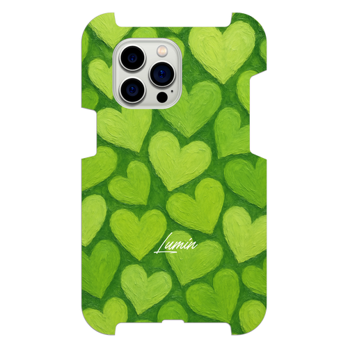【数量限定】Lumin - Green Heart iPhone15 Pro Max
