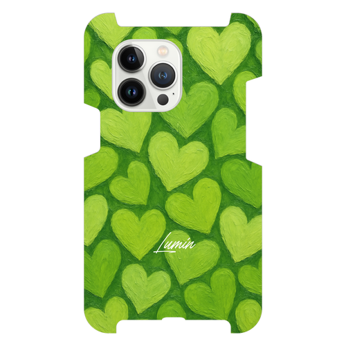 【数量限定】Lumin - Green Heart iPhone13 Pro