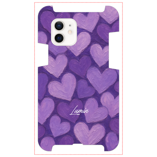 【数量限定】Lumin - Purple Heart iPhone12 / 12 Pro