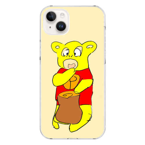 目出しのくまさん iPhone14 Plus (透明)