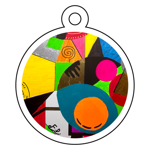 「season」アクリルキーホルダー F.D art アクリルキーホルダー　丸型 (4cm)