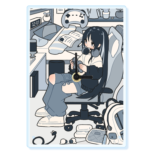 積戯時計ビジュ3 アクリル置き時計