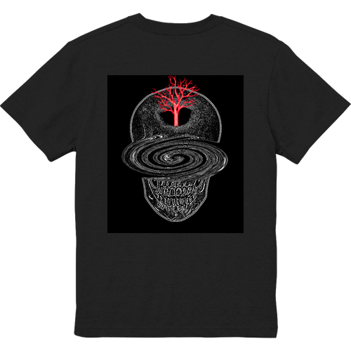 Dreaming Remains バックプリント ハイクオリティーポケットTシャツ