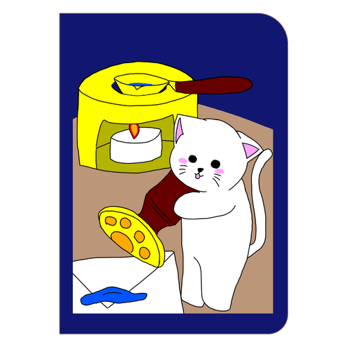 お手紙送りたいにゃんこ ハードカバーポケットノート