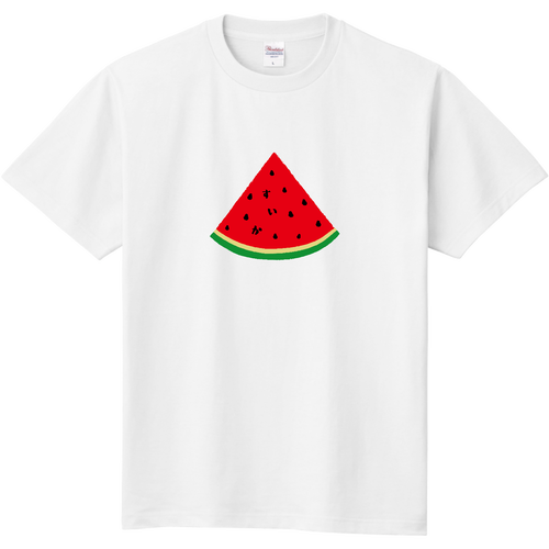 スイカの種よく見て 定番Ｔシャツ