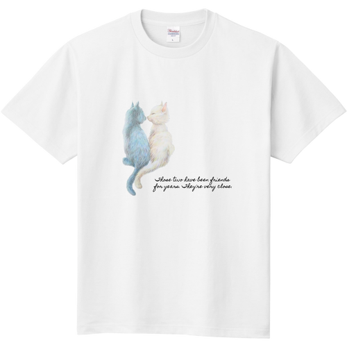仲良し 猫･Tシャツ 定番Ｔシャツ