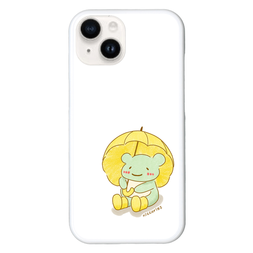 かえるさんの梅雨支度(iPhone12~16e) iPhone15 (ハードケース)