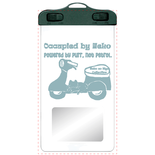 使ってないけど使用中バイク編Ａ：ＵＳ：ねこのひげあつめ。 SPC06(防水スマホケース)