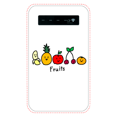 フルーツのバッテリー インジケータ有バッテリー4000mAh