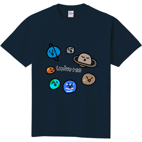 太陽系〜 定番Ｔシャツ