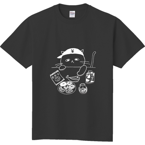 ねこ　おやつ 定番Ｔシャツ