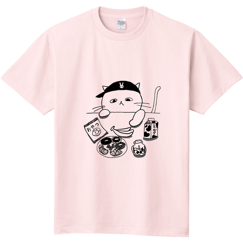 ねこ　おやつ キッズＴシャツ