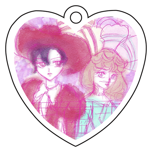 我儘姫♡ アクリルキーホルダー　ハート形 (4cm)
