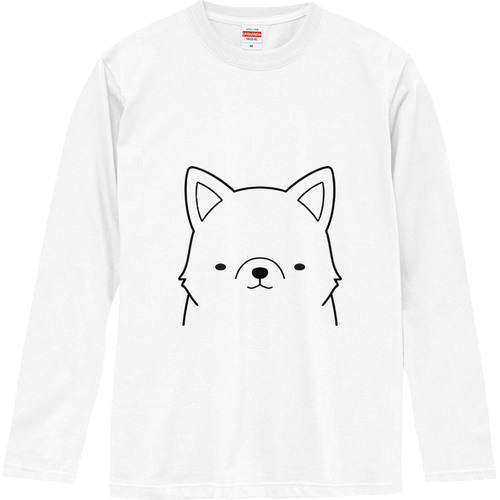 つぶらなしばちゃん ロングスリーブTシャツ ロングスリーブTシャツ