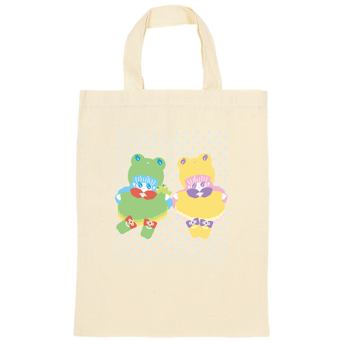 froggirls オーガニックコットンＡ４フラットバッグ