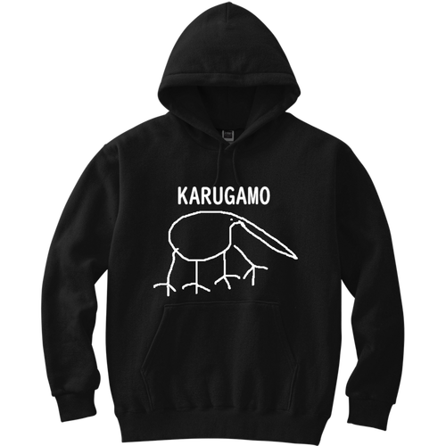 KARUGAMO 軽量プルパーカー (長袖プリント)