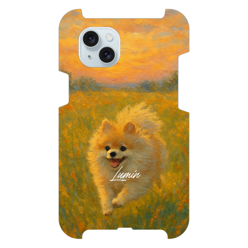 Lumin - Running Pomeranian iPhone15 Plus