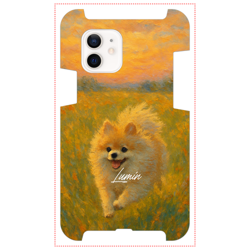 Lumin - Running Pomeranian iPhone12 / 12 Pro