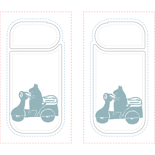 使ってないけど使用中バイク編Ｃ：文字なし：ねこのひげあつめ。 IQOSケース