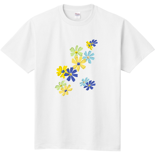 お花のTシャツ❣️ 定番Ｔシャツ