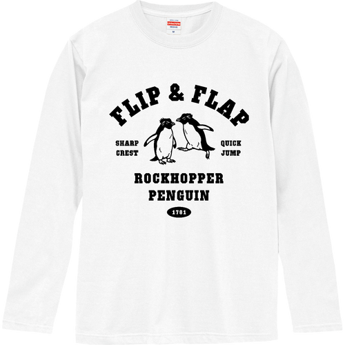 イワトビペンギン ロングスリーブTシャツ