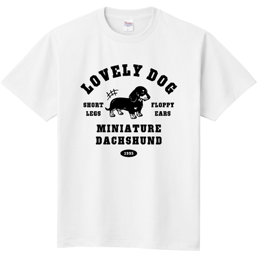 ミニチュアダックスフンド 定番Ｔシャツ