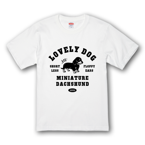 ミニチュアダックスフンド プレミアムTシャツ