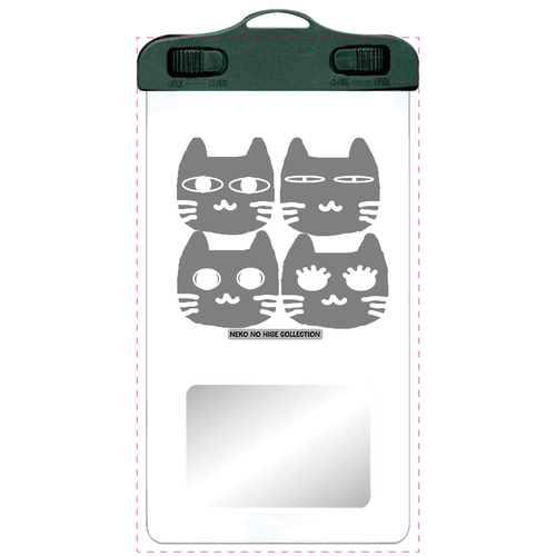 ぐれぐれきょうだいＢ：ねこのひげあつめ。 SPC06(防水スマホケース)