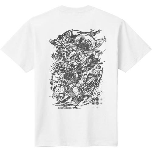 浮世絵シリーズ　踊る雷神風神 定番Ｔシャツ