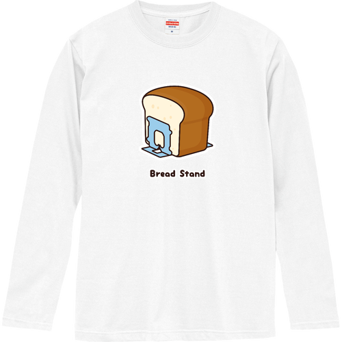 パン立てるやつ ロングスリーブTシャツ