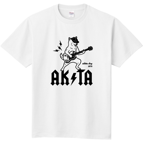 AKITA 秋田犬 BK 定番Ｔシャツ