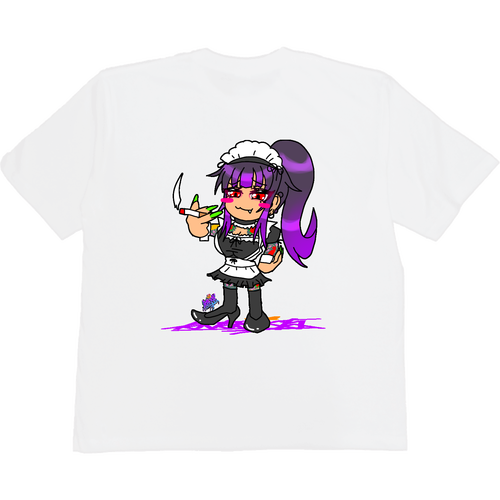 【和彫りちゃん】デフォルメイド ヘビーウェイト ビッグシルエットTシャツ